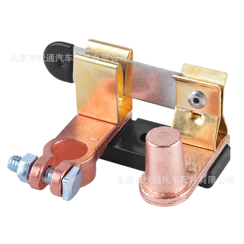 Coche de latón de la batería de apagado interruptor de cuchillo interruptor de alimentación del coche grande interruptor de modificación del coche