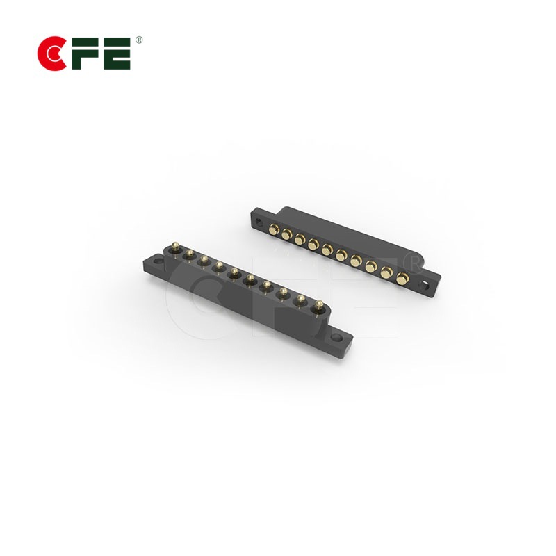 pogopin弹簧顶针10pin充电针连接器LED照明加热触点导电配件