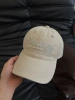 Beige baseball cap
