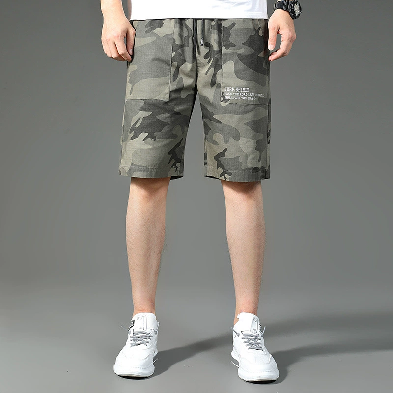 JEEP SPIRIT мужские летние спортивные повседневные короткие штаны мужские камуфляжные пять штанов Пляжные штаны 0232