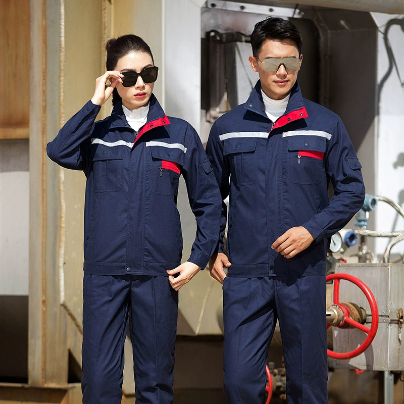 Комбинезон с длинными рукавами костюм Мужская весенне-осенняя фабричная одежда пальто мастерская инженерия авторемонт одежда электромеханические инструменты Охрана труда изготовление на заказ одежды