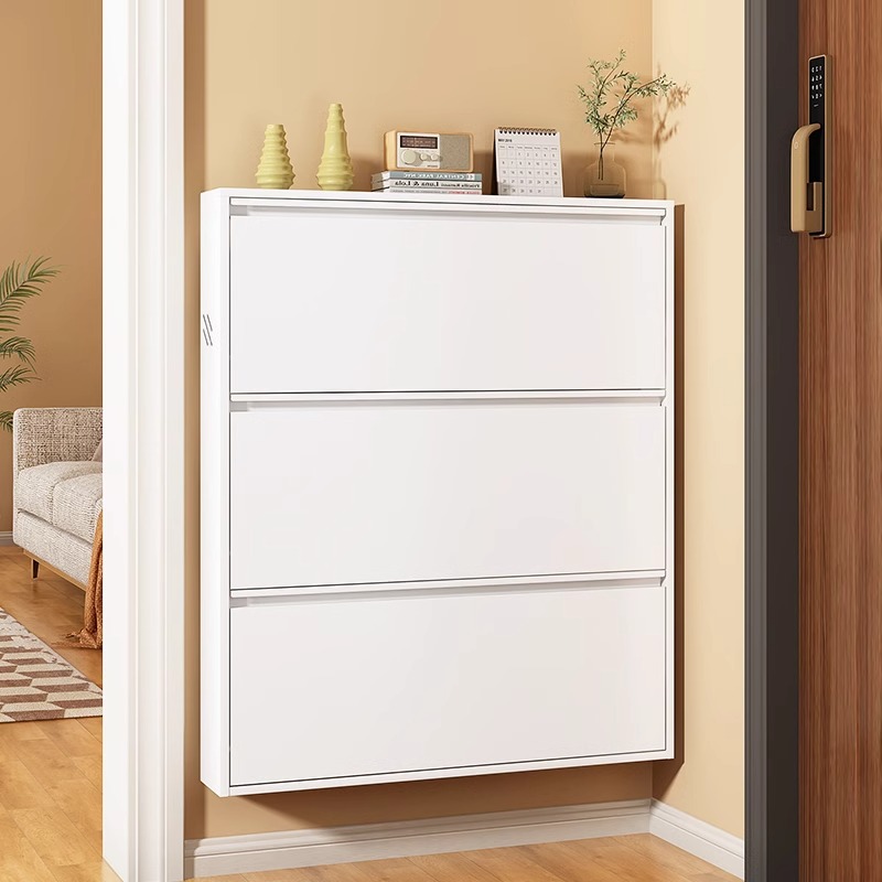 超薄型鋼製靴箱家庭用玄関ビル大容量ブリキキャビネット収納入戸玄関多機能ダンプキャビネット