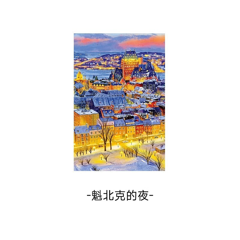 VINLAA为㚓拼图1000片小镇的周末成人休闲玩具生日礼物大木小镇|undefined