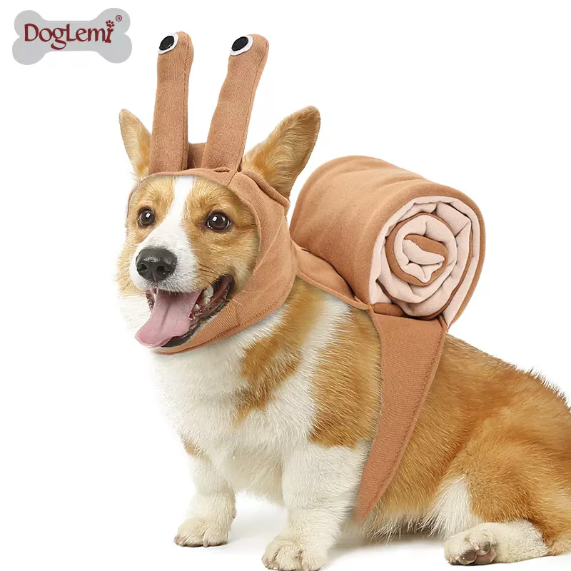 猫咪蜗牛头饰万圣节装扮狗狗变身服饰跨境派对搞怪宠物狗狗装饰