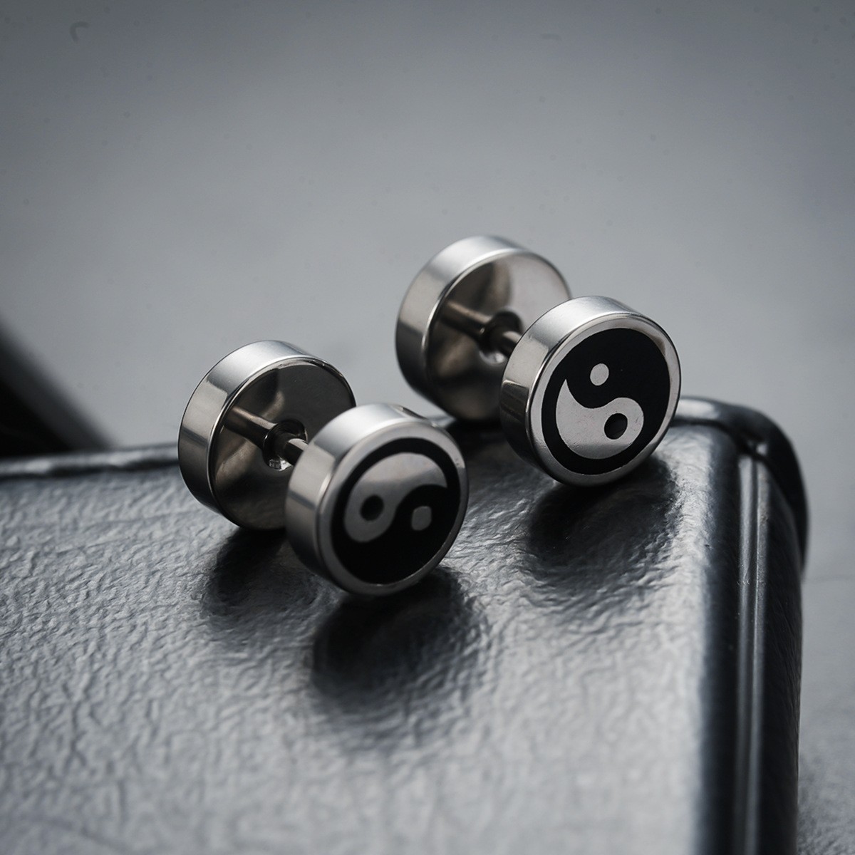 X707-A (Tai Chi earrings) pair