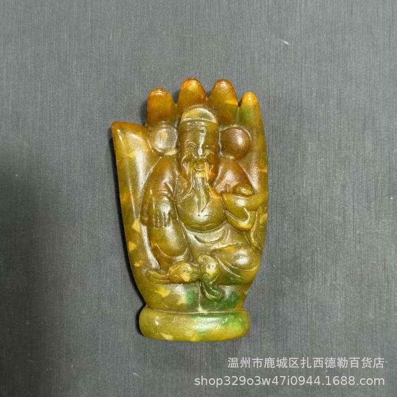 古遊び雑は古に似せて古い山の玉の彫刻の工芸品の小さい置物のメーカーの卸売りのペンダントのハンドルの露店をします。|undefined