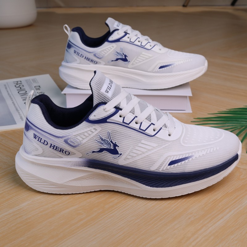 Summer New Couple Sports Breathable Mesh Simple Trendy Casual Running Shoes Fashionable Versatile Men's and Women's Sports Shoes