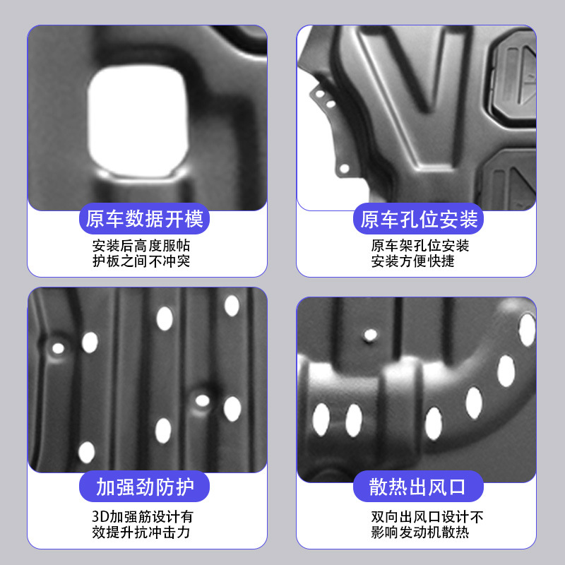 Geely Galaxy A7 Chassis Guard, Engine Lower Guard, Battery Motor Protection, Original All-Inclusive Modification Accessories