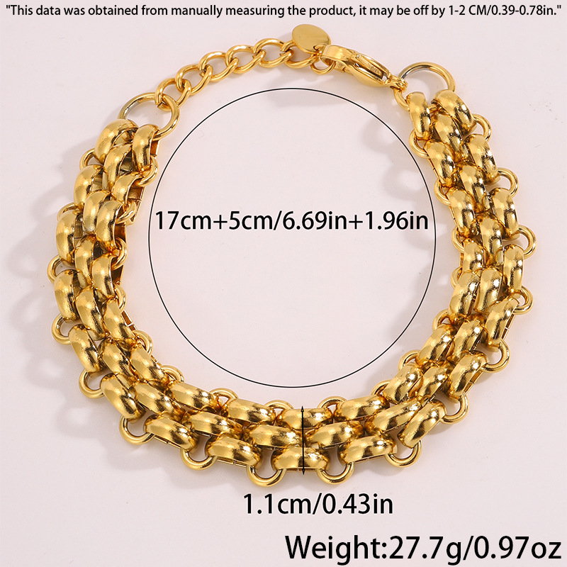 Pulsera de giro dorado