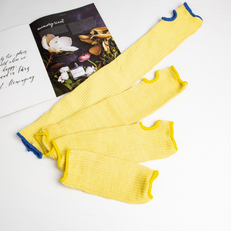 防割套袖护臂防划护袖野营玻璃划伤防割护腕黄色袖套