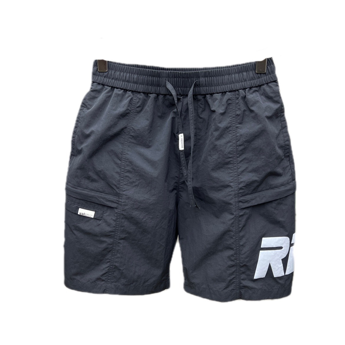 2023 Summer Work Shorts for Men's Korean Loose Middle Pants Fashion Letter Printed Large Pocket Casual Capris_voghion.com