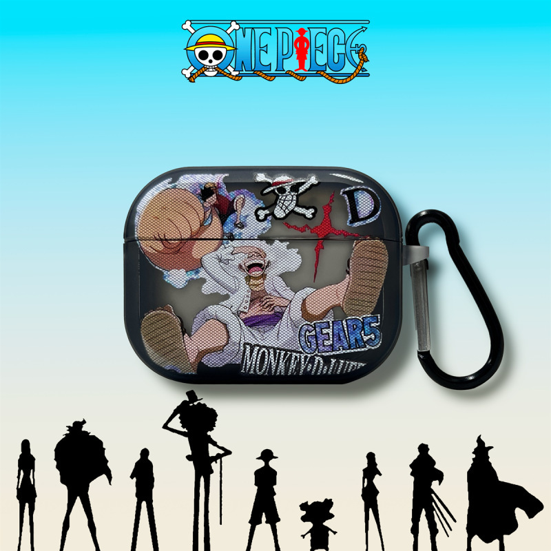 One Piece Luffy Suitable for Apple AirPods 4 Protective Case Pro 3 Third Generation Second Generation Bluetooth Earphone Case Fourth Generation One Piece Luffy Suitable for Apple AirPods 4 Protective Case Pro 3 Third Generation Second Generation Bluetooth Earphone Case Fourth Generation