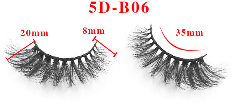 Butterfly Mixed 10 Pairs Three Dimensional 18mm Handmade False Eyelash display picture 6