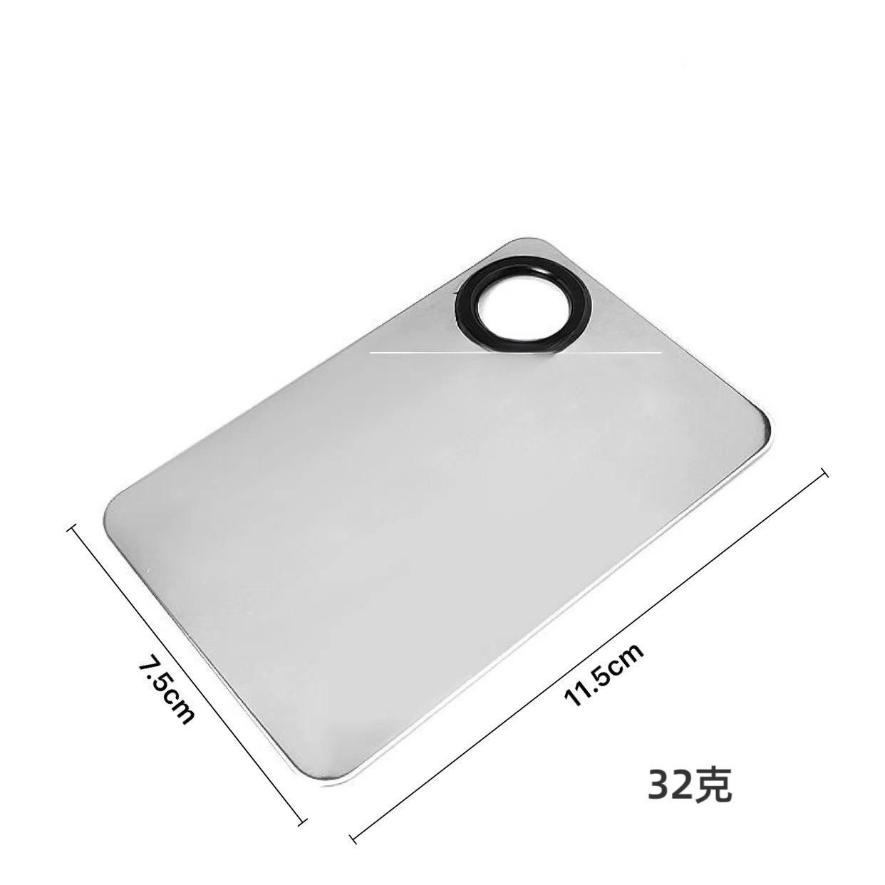 Paleta de acero inoxidable Paleta de maquillaje Paleta de maquillaje Paleta de maquillaje Paleta de maquillaje