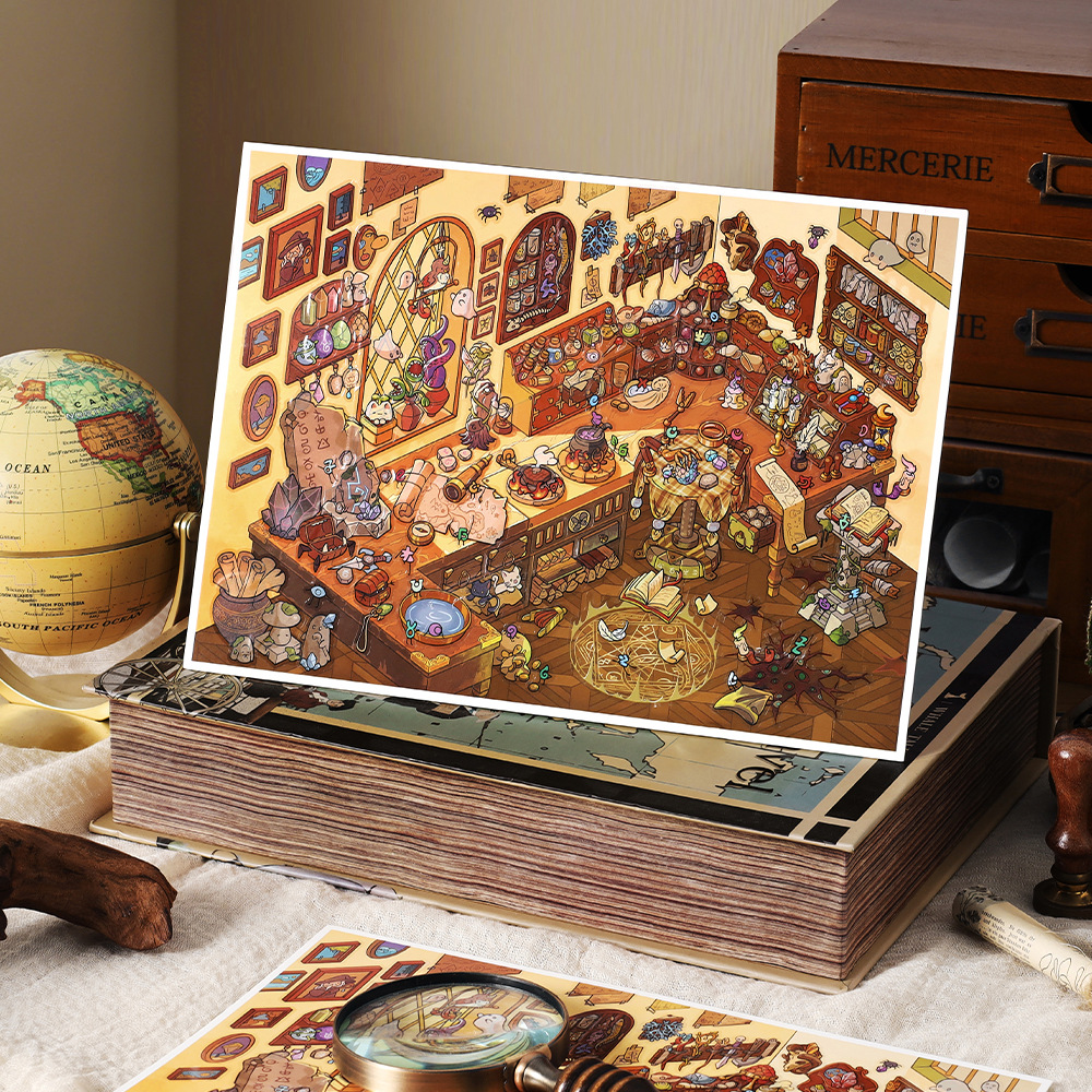 Infeel.Me pegatinas paisajísticas de tamaño súper grande mi cabina duodécima bala pegatinas decorativas divertidas