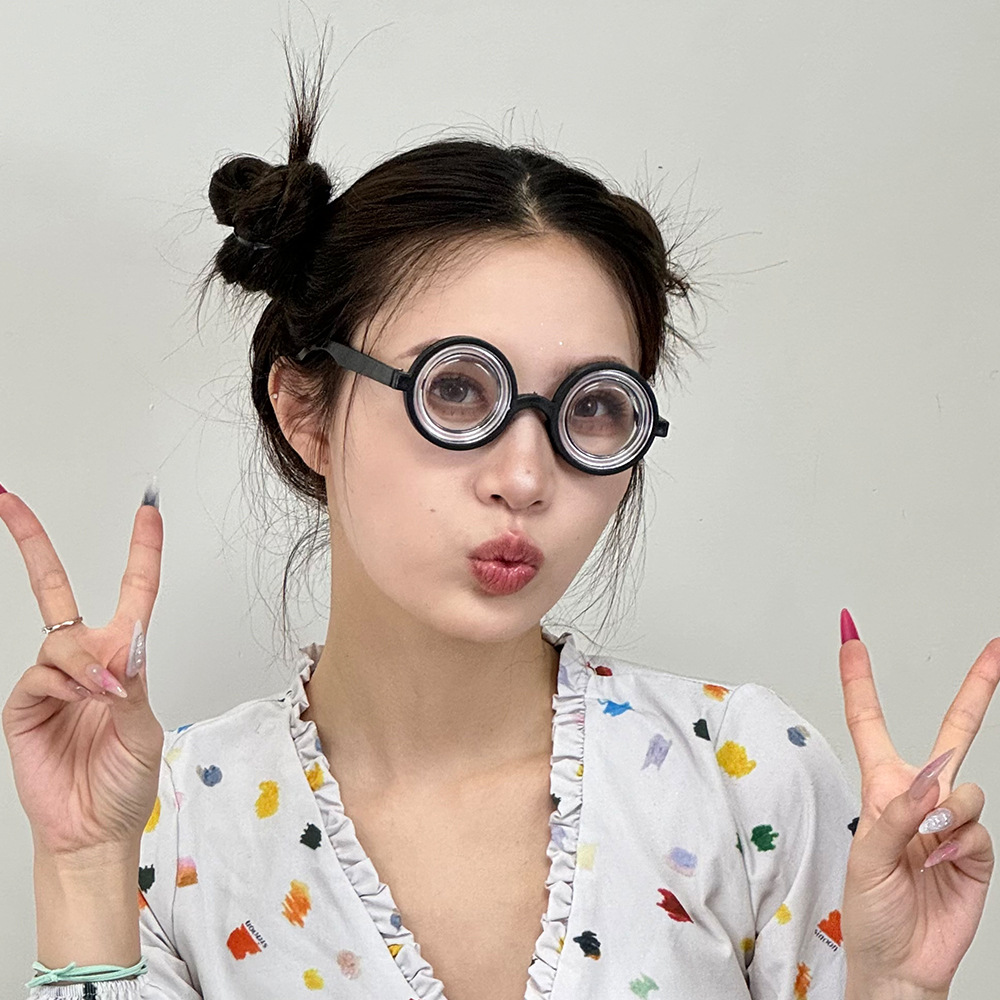Gafas de Fiesta con Ojos Giratorios de ABS Marco Completo para Fiestas