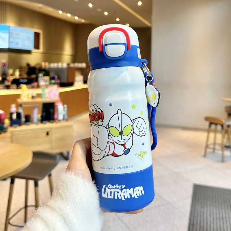 库洛米水杯儿童保温杯女孩双饮杯2025学生上学专用水壶316食品级|undefined