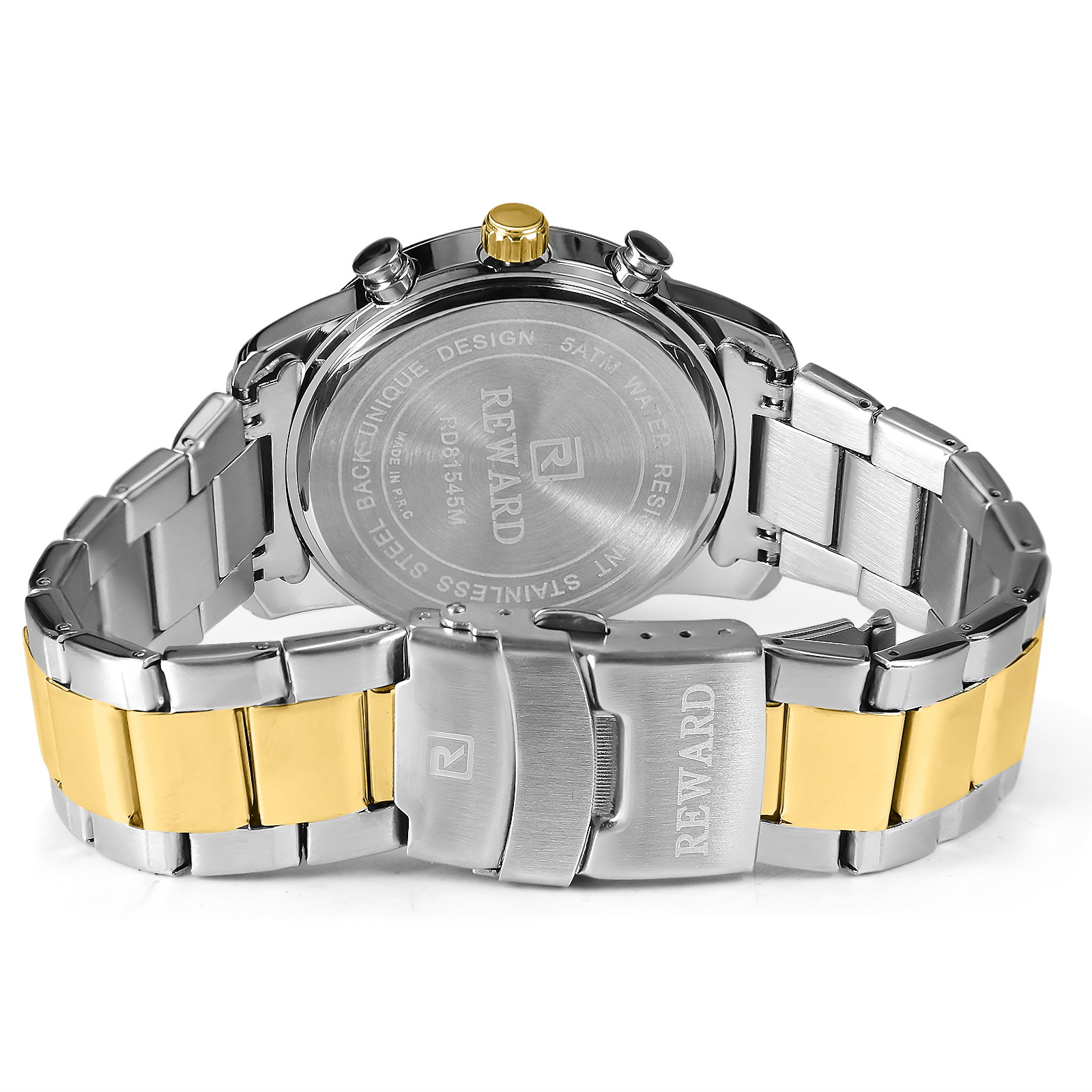 Nouvelle montre récompense nouvelle montre de sport multifonctionnelle bracelet de montre en acier inoxydable pour hommes montre étanche horloge lumineuse 24 heures_voghion.com