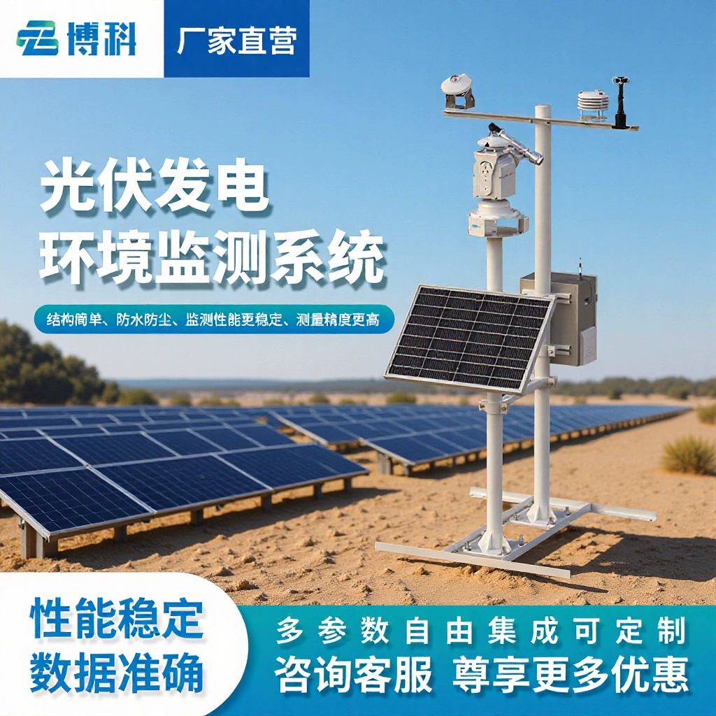 Индивидуальная фотоэлектрическая метеостанция, малая электростанция, станция мониторинга окружающей среды, система мониторинга окружающей среды, фотоэлектрический монитор окружающей среды