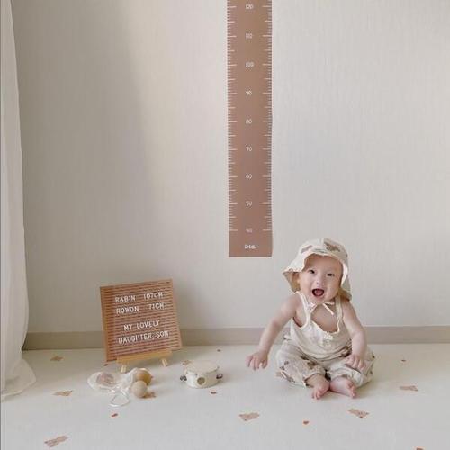 New ins height ruler wall sticker baby height measurement wall sticker bedroom living room measuring ruler hanging ruler shooting props