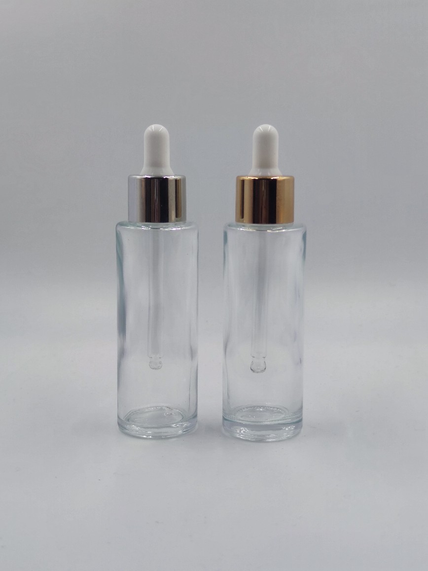 现货60ml直圆透明滴管瓶 精油瓶 精华液 原液瓶