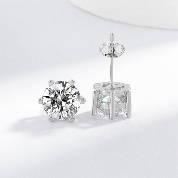 fashionable classic elegant universal earrings with zircon for men…