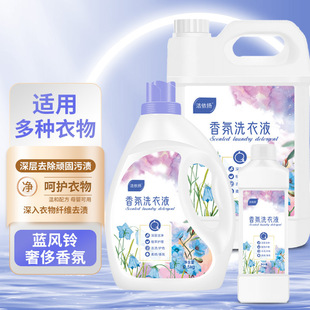 Authentic Coco Blue Wind Chime Perfume Laundry Detergent Freesia Fragrance Soap Liquid Long-Lasting Fragrance Laundry Detergent Bulk