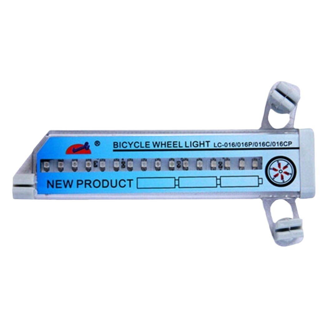 La bicicleta habló luz 32led colorido Knight Hot Wheels bicicleta de montaña equipo de montar la rueda de la bicicleta Luz de montar