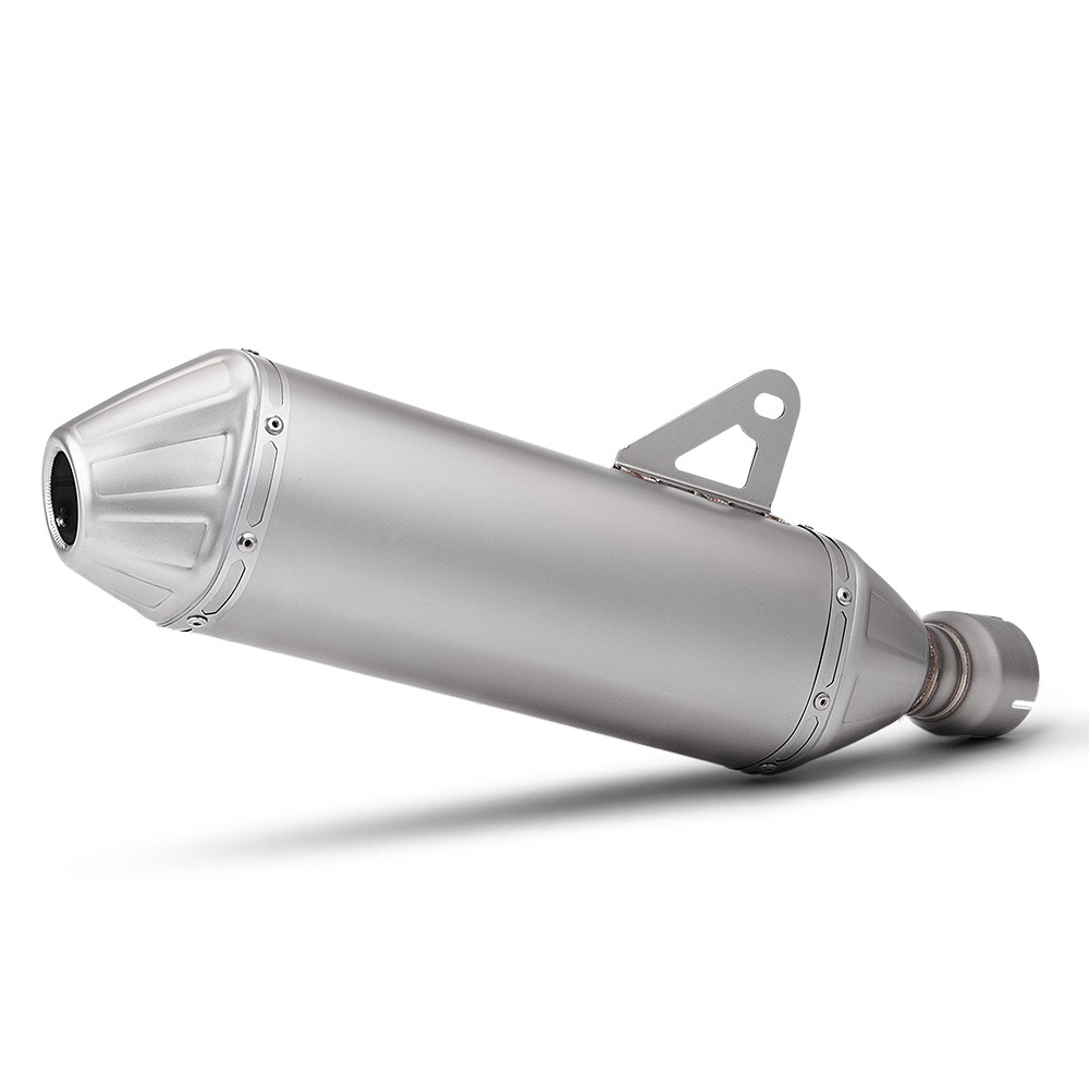 Motorcycle Exhaust Pipe Modification: Kove 800X Stainless Steel Integrated Mid-Tail Section Silencer, Non-Destructive Installation