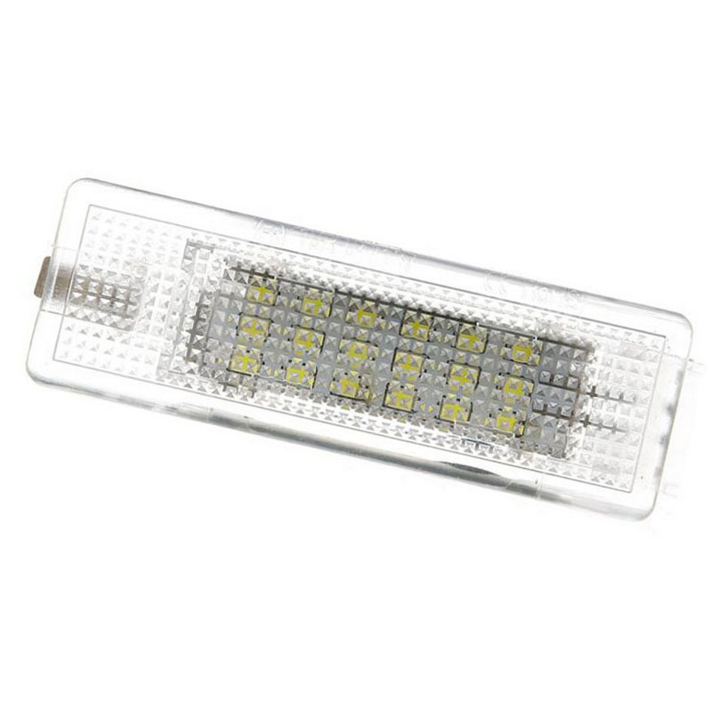 Suitable for Volkswagen Golf 5, Tiguan, Passat, and Cayenne models; 18-LED license plate lights, white light, 2 pieces