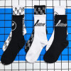 Chaopai we11done 20FW Big letters LOGO Socks men and women In cylinder Sports socks G-Dragon Same item Cotton socks