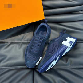 原标欧洲站新款牛皮拼接帆布透气系带休闲板鞋广州外贸男鞋