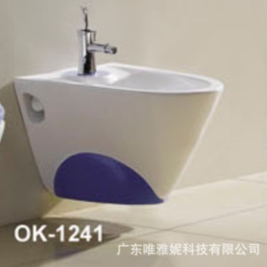 Bidé de Pie OK-1241 de Cerámica Manual para Baño
