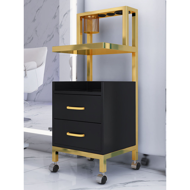 Nuevo gabinete de peluquería de salón de peluquería carro de herramientas de estante de herramientas de mesa de carro de peluquería pequeño gabinete