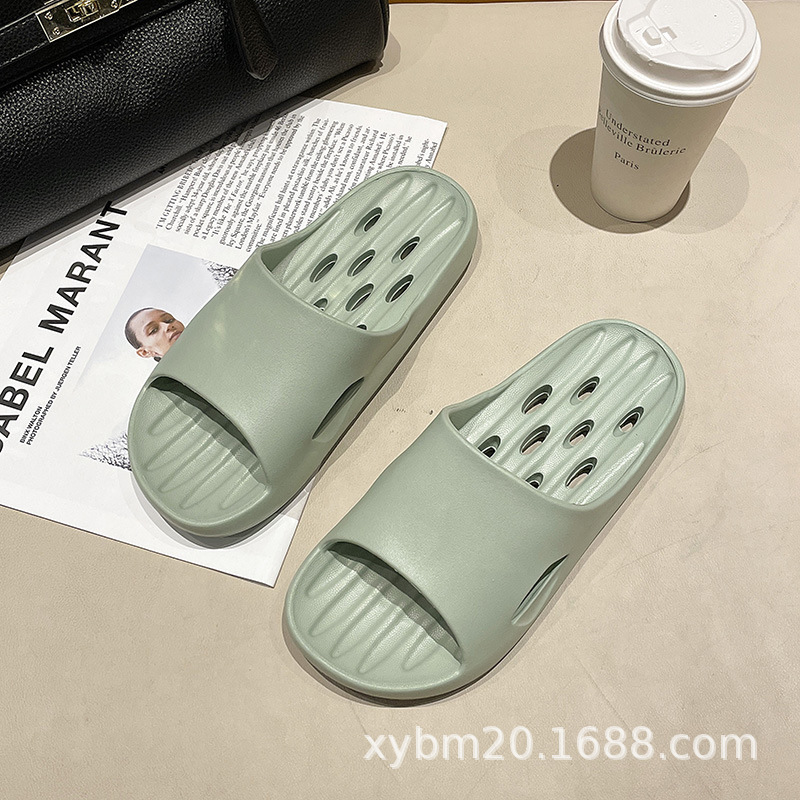 新型EVA防水スリッパ 女性用滑り止め 家庭用浴室入浴用 厚底サンダル 男性用 ワンピース発送|undefined