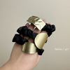 Metal black elegant hair rope, universal advanced hair accessory, high-quality style