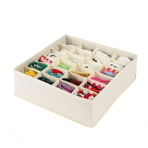 Drawer-style fabric lingerie large-capacity storage box, compartmented socks bras underwear home storage organizer