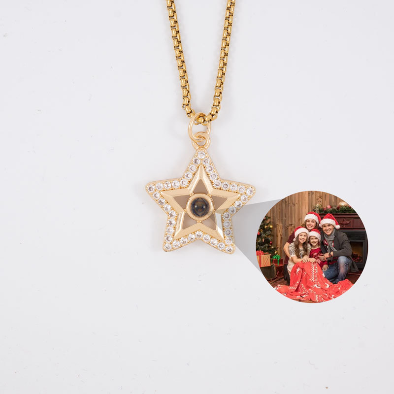 Cadena de acero de oro + titanio