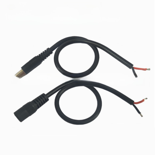 DC power adapter connector 15/25/50cm male-to-female plugs for LED strip wiring 5.5*2.1, not waterproof