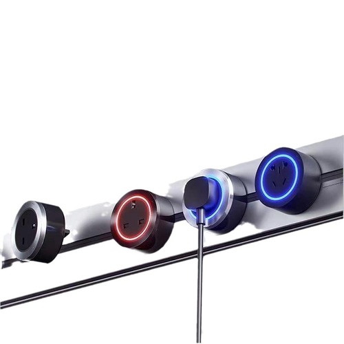 Exposed track creator hanging kitchen cabinets wireless power slides for bedrooms and living rooms with removable power strips