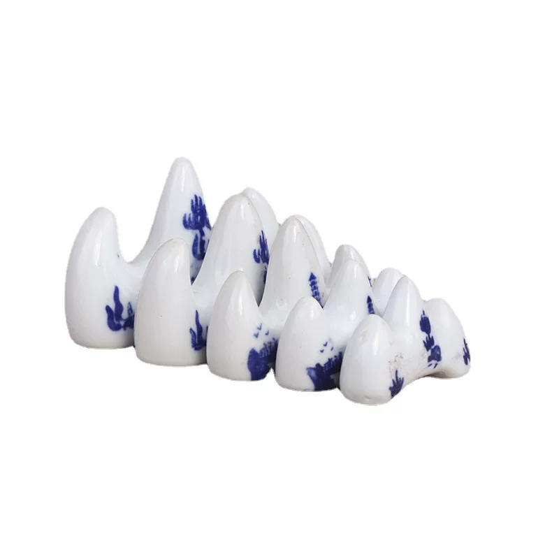 比优米 Jingdezhen Mountain Ceramic Pen Holding, Large, Medium and Small Hill Head Dragon-shaped Pen Holding, Chinese Painting, Calligraphy Supplies