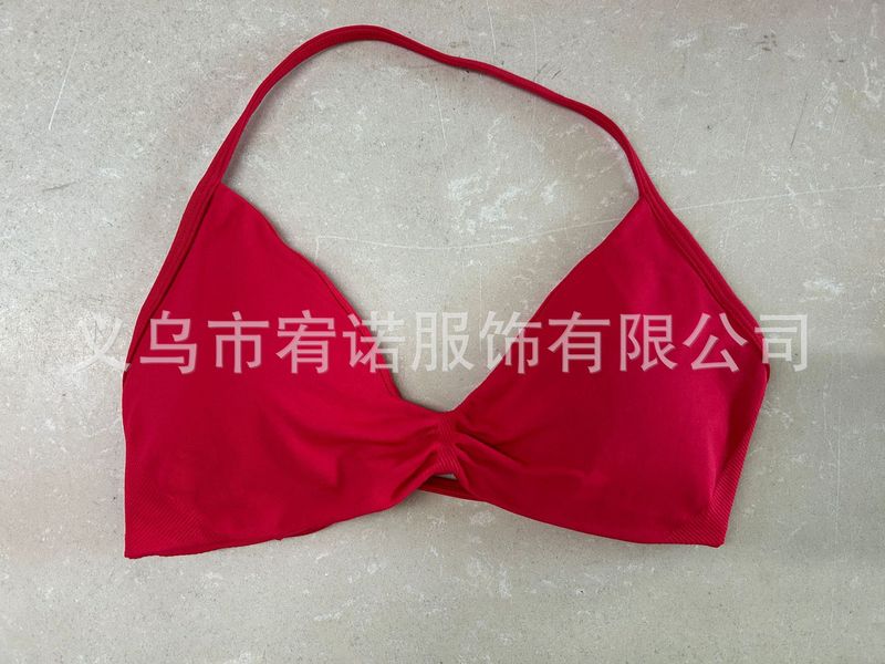 DFYNE 同じスタイルの Amazon シームレスブラジャー レディース バックレス ホルターブラ スポーツ ヨガ サスペンダー スモールブラ|undefined