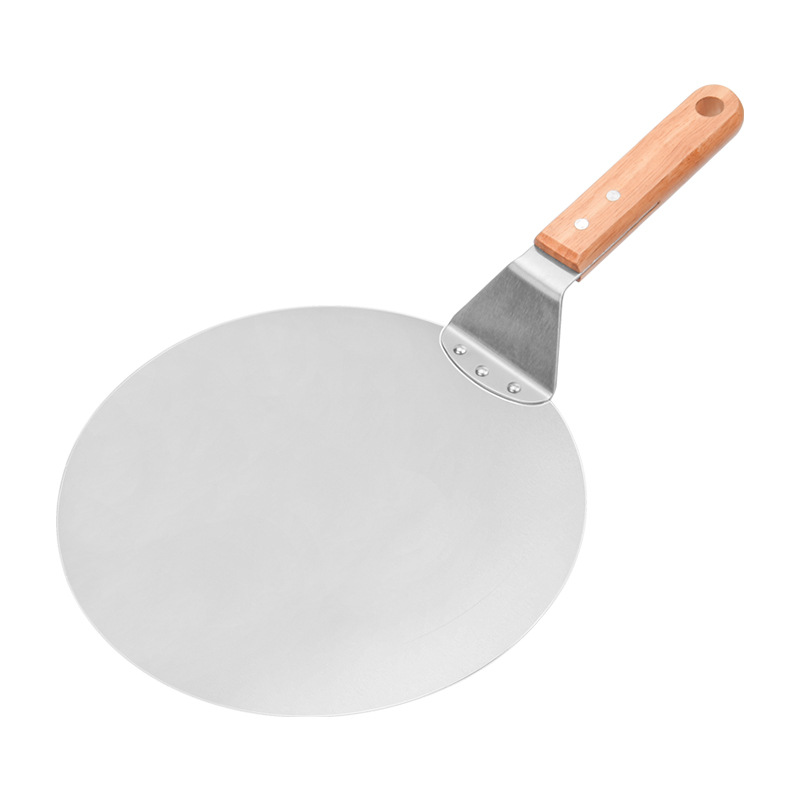 Pala para pizza y pasteles de 10 pulgadas, mango de madera, herramienta de transferencia para hornear, suministro directo de fábrica image 5