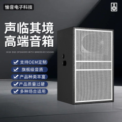 厂家批发E-112单寸全频专业舞台音响户外功放演出专用音箱