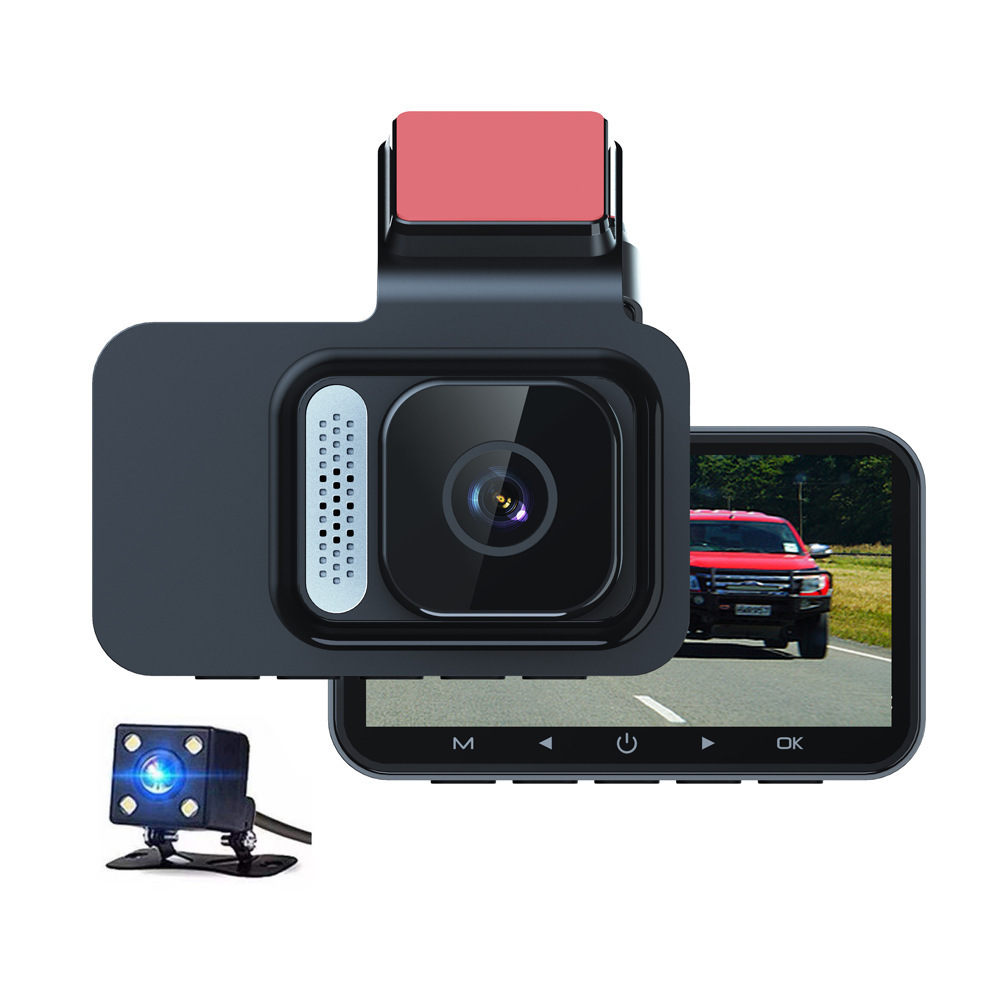 Carefully Selected Cross-Border Dashcams with 3inch Wifi Reversing Camera Connections, Dual-Lens Mobile Phone Connectivity, 3inch High-Definition Night Vision