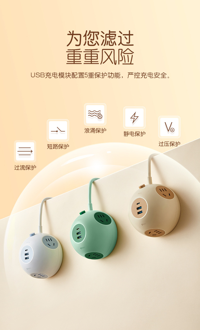 公牛延长线插座(带电源适配器)GNV-U1203Q_12.j