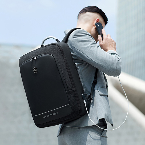 Multifunctional backpack men's business 17-inch travel computer bag school bag large capacity notebook fashion backpack