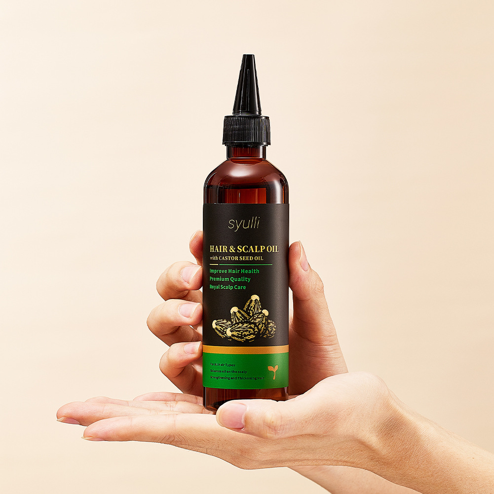 Strength Scalp & Hair Oil Application