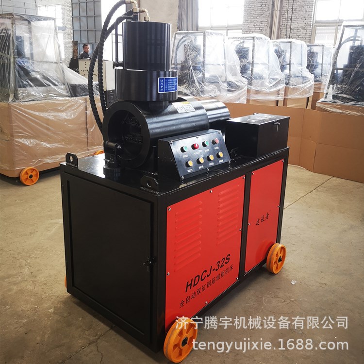 单缸液压钢筋螺纹镦粗机  32型40型钢筋预应力用螺纹钢镦头机价格