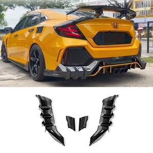 Civic Type R Arxa Spoiler Fk7 Fc1, Limitsiz Stil Arxa Künc Qoruyucuları